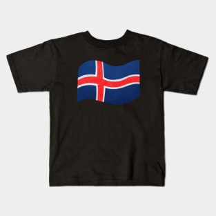 Flag of Iceland Kids T-Shirt